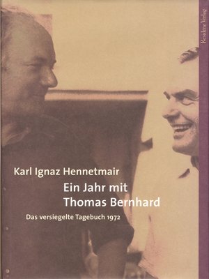cover image of Ein Jahr mit Thomas Bernhard